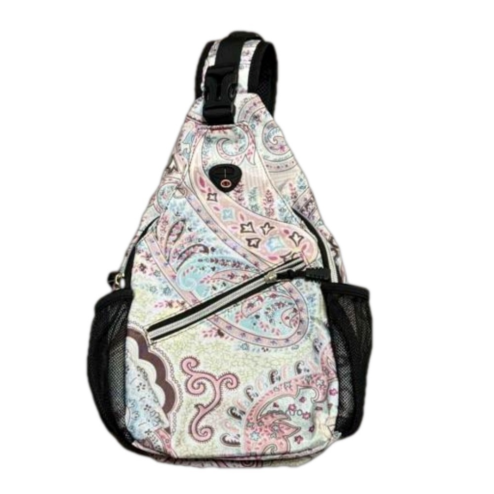 MOSISO Mini Sling Backpack Small Hiking Daypack Pattern Travel Outdoor Sports